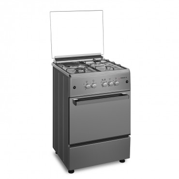 Maxi 60x60 Gas Cooker (3+1) Burners INOX